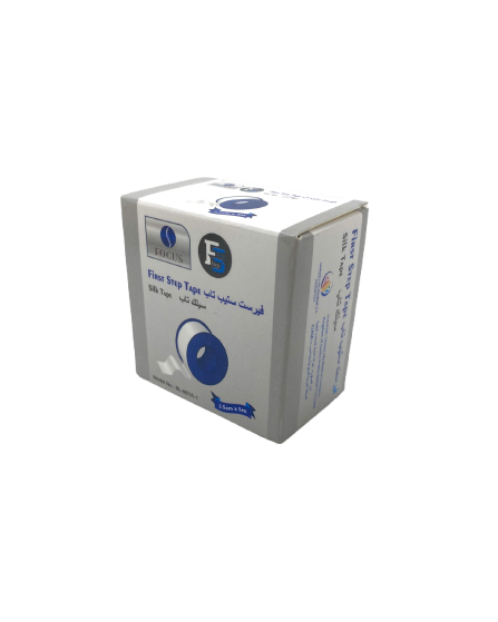 First Step Silk Medical Tape 2.5 cm x 5 m – Hypoallergenic, Breathable, Hand-Tearable Adhesive Tape for Secure Dressing Fixation and Sensitive Skin