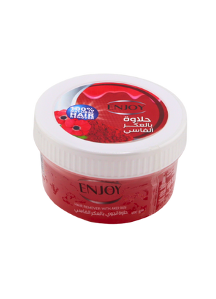 ENJOY Natural Hair Remover with AKER FASSI – Fast & Effective Waxing 100 - Natural Formula 400g