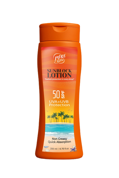Pure Life Sunblock Lotion 50 SPF 200 ml