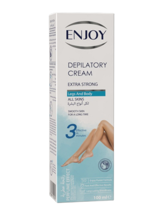 Enjoy Depilatory Cream For Legs & Body All Skin Types 100