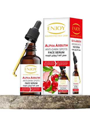 ENJOY Alpha Arbutin Anti-Dark Spots Face Serum 50ml – Brightening & Hydrating Even Skin Tone Dark Spot Removal