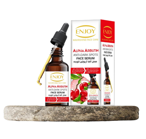 ENJOY Alpha Arbutin Anti-Dark Spots Face Serum 50ml – Brightening & Hydrating Even Skin Tone Dark Spot Removal