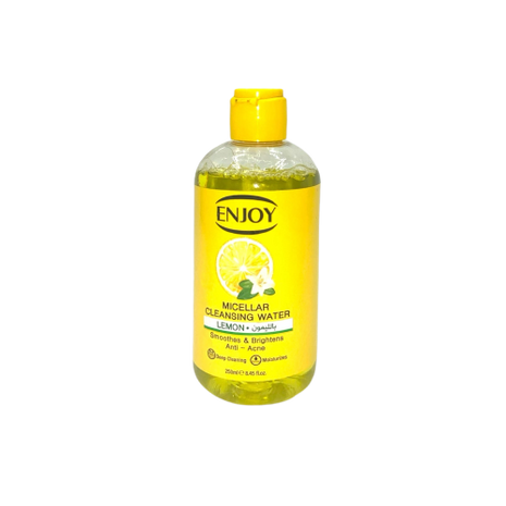 Enjoy Facial Micellar Water with Lemon – Deep Cleansing & Refreshing Formula, 250ml