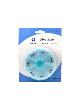 First Step Pill Box Round Weekly