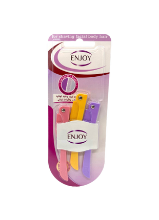 Enjoy Hair Removal Razor - 3 Pcs Gentle & Smooth Shaving for Women