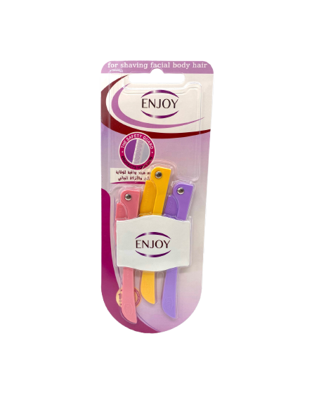 Enjoy Hair Removal Razor - 3 Pcs Gentle & Smooth Shaving for Women