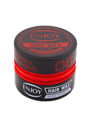 ENJOY Hair Wax 06 Red – Extra Strong Hold 150ml Long-Lasting Styling for Men