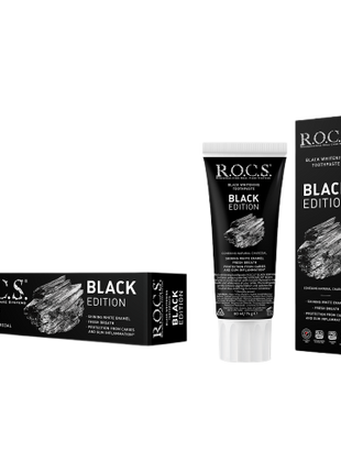 ROCS Toothpaste Black Edition Whitening 74 g