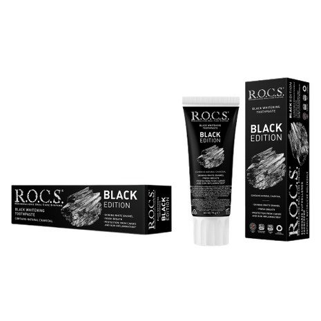ROCS Toothpaste Black Edition Whitening 74 g