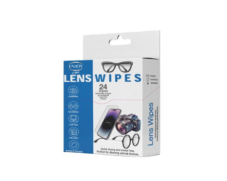 ENJOY Lens Wipes 24s Individually wapped