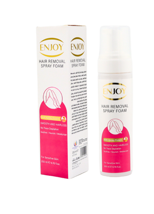 Enjoy Hair Removing Foam – Quick & Gentle Hair Removal for Smooth Skin 200 Ml