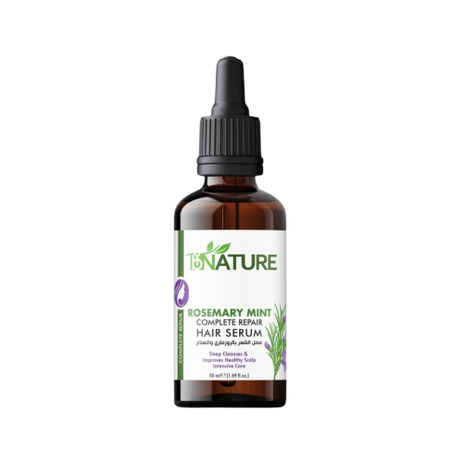 Bay Nature Rosemary & Mint Hair Serum – 50ml for Hair Growth & Scalp Nourishment