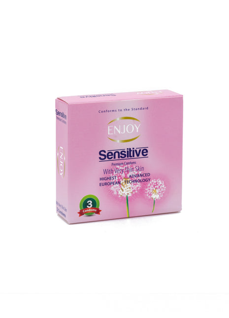 Enjoy Sensitive Premium Condoms 3 pcs
