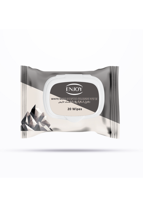 ENJOY Women's White Misk Wipes 20s