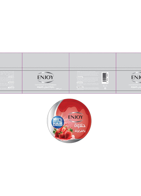 Enjoy Hair Remover With Strawberry 400 g