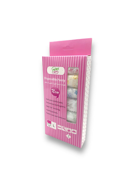 Pure Life Disposable Panty L – Soft, Comfortable, and Secure Disposable Underwear for Women