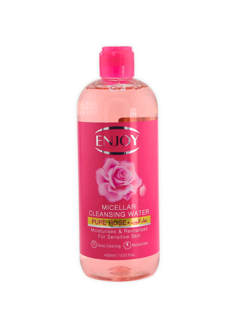 Enjoy Rose Micellar Water – Gentle & Hydrating Facial Cleanser, 400ml