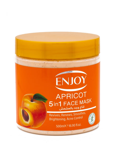 ENJOY Face & Body 5-in-1 Whitening Mask – Apricot Extract Brightening & Skin Renewal 500 Ml